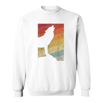 Wolf Retro Style Sweatshirt | Mazezy