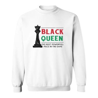 Women's Black History Month Kids Proud African Pride Black Queen Sweatshirt | Mazezy
