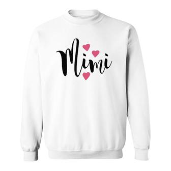 Womens Mimi Gift Southern Grandma Grandmother Gigi Birthday Gift Sweatshirt | Mazezy