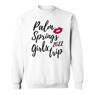 Womens Palm Springs Girls Trip 2022 Bachelorette Matching Vacation Sweatshirt - Thegiftio UK