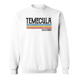 Womens Vintage Temecula California Ca Souvenir Gift V-Neck Sweatshirt | Mazezy