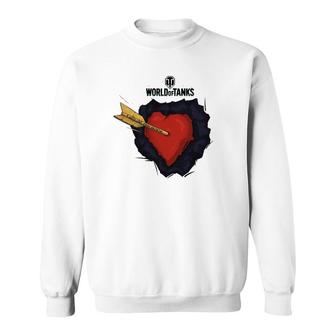World Of Tanks Valentine's Day Couple Sweatshirt | Mazezy
