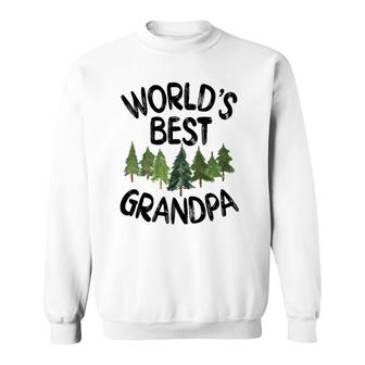 World's Best Grandpa Cute Outdoorsman Father's Day Sweatshirt | Mazezy