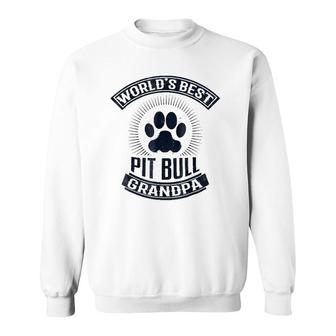 World's Best Pit Bull Grandpa Sweatshirt | Mazezy