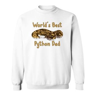 World's Best Python Dad Snake Owner Sweatshirt | Mazezy