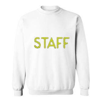 Yellow Staff Sweatshirt | Mazezy