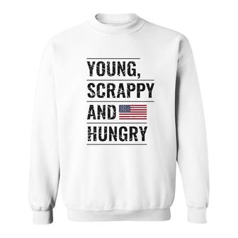 Young Scrappy And Hungry Sweatshirt | Mazezy