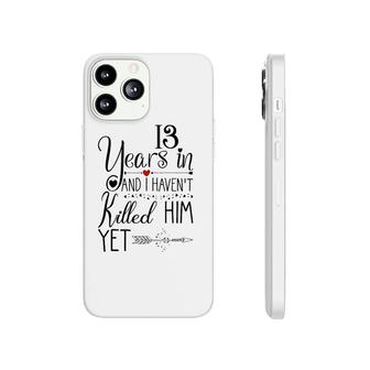 13Th Wedding Anniversary Gift For Her 13 Years Of Marriage Tank Top Phonecase iPhone | Mazezy
