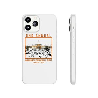 2Nd Annual Impromptu Snowball Fight February 3 2022 Winter Gift Phonecase iPhone | Mazezy