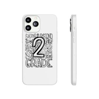 2Nd Grade Typography Team Second Grade Back To School Gift Phonecase iPhone | Mazezy