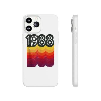 33Rd Birthday Vintage Retro 80S Style 1988 Tank Top Phonecase iPhone | Mazezy