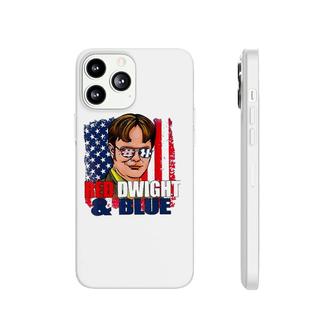 4Th Of July Merica Red - Dwights And Blue American Flag Phonecase iPhone | Mazezy UK