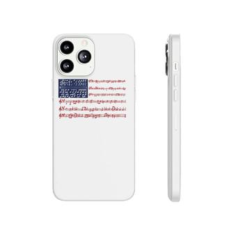 4Th Of July National Anthem Music Note Usa Flag Men Phonecase iPhone | Mazezy AU