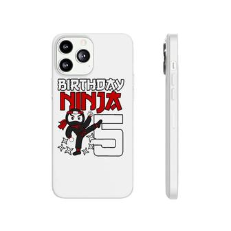 5 Years Old Birthday Party 5Th Ninja Japanese Shinobi Gift Phonecase iPhone | Mazezy