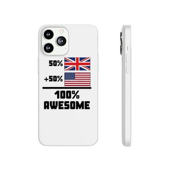 50 British 50 American 100 Awesome United Kingdom Flag Phonecase iPhone | Mazezy
