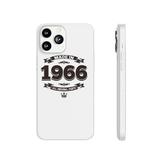 55Th Birthday Gift Made In 1966 All Original Parts Phonecase iPhone | Mazezy