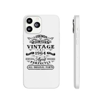 58Th Birthday Gift For Legends Born 1964 58 Yrs Old Vintage Phonecase iPhone | Mazezy