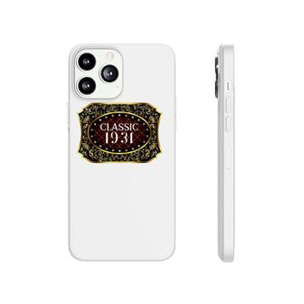 90Th Birthday Classic Vintage 1931 90 Years Old Classic 1931 Ver2 Phonecase iPhone | Mazezy