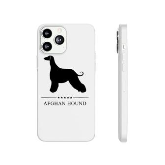 Afghan Hound Black Silhouette Dog Lover Phonecase iPhone | Mazezy