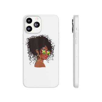 Afro Hair Jamaica Women Black Melanin Jamaican Flag Tank Top Phonecase iPhone | Mazezy