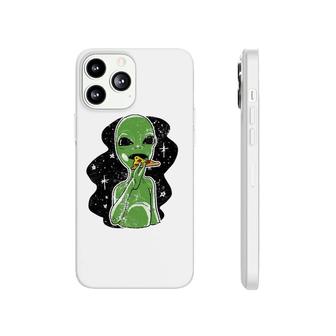 Alien Eating Pizza Funny Galaxy Space Et Snack Foodies Gift Phonecase iPhone | Mazezy