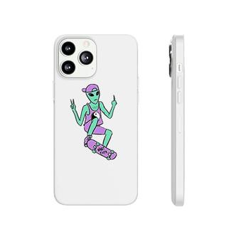 Alien Peace Skateboard Phonecase iPhone | Mazezy
