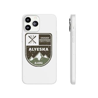 Alyeska Chugach Mountains Alaska Vintage Phonecase iPhone | Mazezy