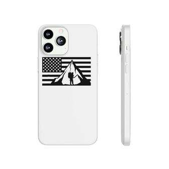 American Flag Outdoor Hiking Apparel Backpacking Hiking Phonecase iPhone | Mazezy