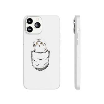 American Shorthair Cat Chest Pocket For Cat Owner Phonecase iPhone | Mazezy