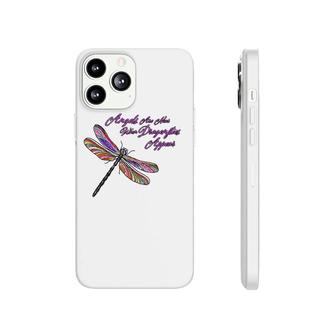 Angels Appear When Dragonflies Are Near - Gift Phonecase iPhone | Mazezy