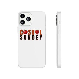 Apple And Strawberry Casual Sunday Phonecase iPhone | Mazezy