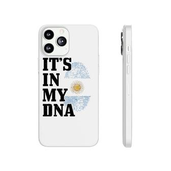 Argentina It's In My Dna Fingerprint Argentinian Flag Pride Phonecase iPhone | Mazezy