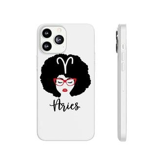 Aries Girls Beautiful Girl With Red Lip Great Birthday Gift Phonecase iPhone - Seseable
