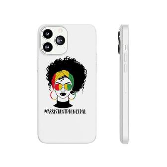 Assistant Principal Women Messy Bun Black History Month Phonecase iPhone | Mazezy