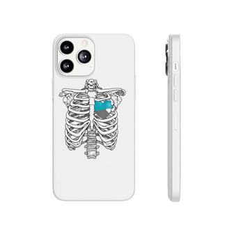 Autosexuality Heart Ribcage Proud Gift Autosexual Pride Flag Phonecase iPhone | Mazezy