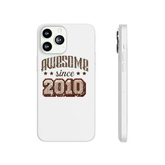 Awesome Since 2010 12Th Birthday Party Retro Vintage Men Phonecase iPhone | Mazezy
