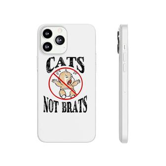Baby Cry Cats Not Brats Funny Parenting Phonecase iPhone | Mazezy
