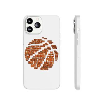 Basketball Terms Motivational Word Cloud Phonecase iPhone | Mazezy