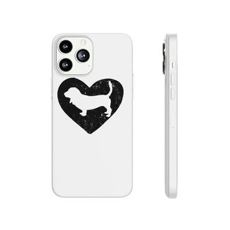 Basset Hound Dog Lover Heart Phonecase iPhone | Mazezy