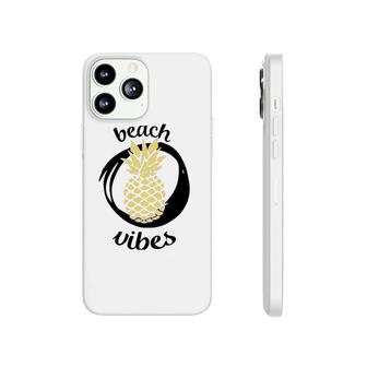 Beach Vibes - Funny Pineapple Vacation Plus Size Phonecase iPhone | Mazezy