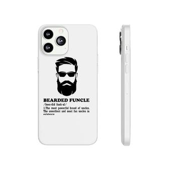 Bearded Funcle Funny Uncle Definition Funny Costume Phonecase iPhone | Mazezy