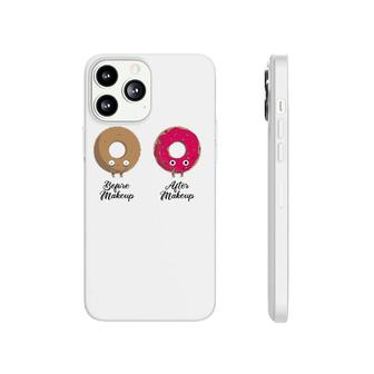 Before And After Makeup Funny Doughnut Phonecase iPhone | Mazezy