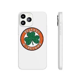 Belfast N Ireland Vintage Shamrock Road Sign Distress Print Phonecase iPhone | Mazezy