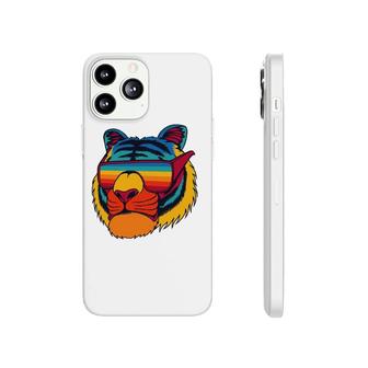 Bengal Cool Tiger Glasses Vintage Colorful Art Tiger Lovers Phonecase iPhone | Mazezy