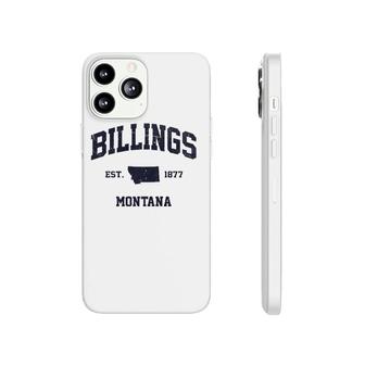 Billings Montana Mt Usa Vintage State Athletic Style Gift Phonecase iPhone | Mazezy