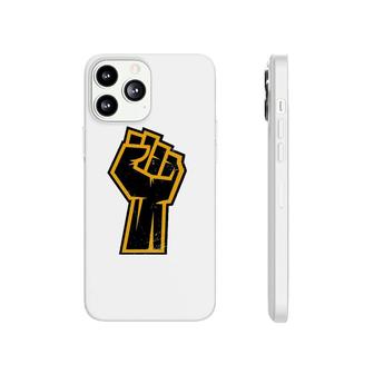 Black History Month African American Golden Protest Fist Phonecase iPhone | Mazezy