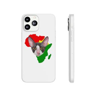 Black History Month African Map Cornish Rex Gift For Pet Lovers Proud Black Phonecase iPhone | Mazezy