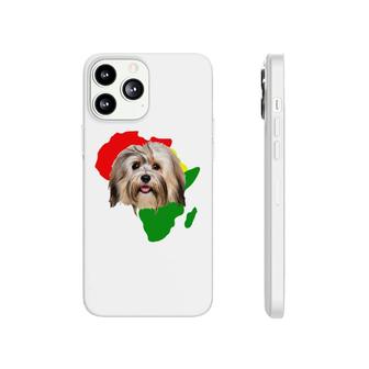 Black History Month African Map Havanese Gift For Pet Lovers Proud Black Phonecase iPhone | Mazezy