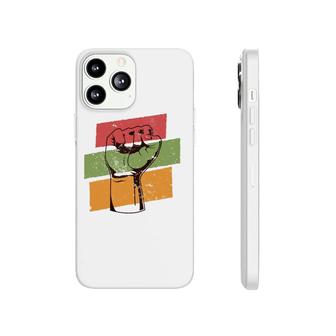 Black History Month Black Pride Fist African Colors Phonecase iPhone | Mazezy
