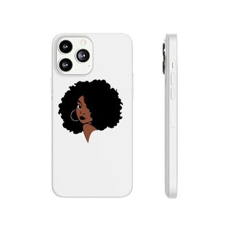 Black Woman Afro Brown Skin Classic Phonecase iPhone | Mazezy